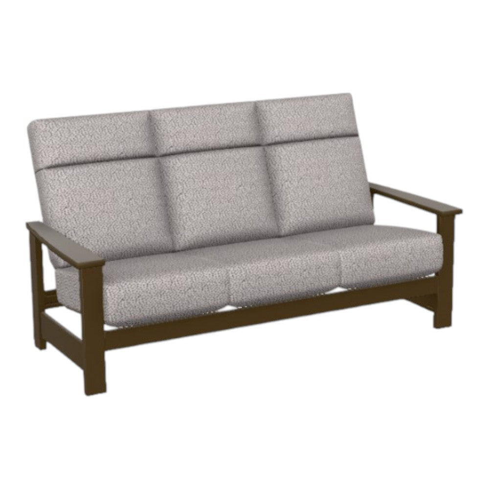 Telescope Leeward Deep Seat High Back Three-Seat Outdoor Sofa