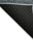 LOOMLAN Rugs Hilda Brown Washable Indoor-Outdoor Rug