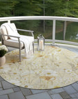 Ilunara Gold Washable Indoor - Outdoor Rug - LOOMLAN - LOOMLAN Rugs - Outdoor Rugs