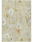 Ilunara Gold Washable Indoor - Outdoor Rug - LOOMLAN - LOOMLAN Rugs - Outdoor Rugs