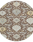 LOOMLAN Rugs Ilyara Brown Washable Indoor-Outdoor Rug