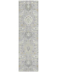 LOOMLAN Rugs Ilyara Gray Washable Indoor-Outdoor Rug