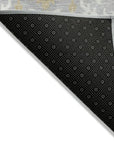 LOOMLAN Rugs Ilyara Gray Washable Indoor-Outdoor Rug