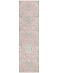 LOOMLAN Rugs Ilyara Pink Washable Indoor-Outdoor Rug