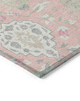 LOOMLAN Rugs Ilyara Pink Washable Indoor-Outdoor Rug