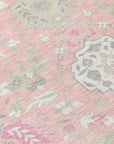 LOOMLAN Rugs Ilyara Pink Washable Indoor-Outdoor Rug