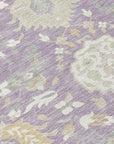LOOMLAN Rugs Ilyara Purple Washable Indoor-Outdoor Rug