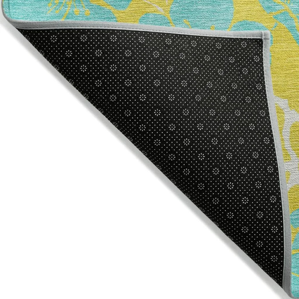 LOOMLAN Rugs Inoa Gold Washable Indoor-Outdoor Rug