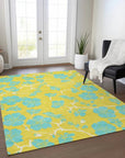 LOOMLAN Rugs Inoa Gold Washable Indoor-Outdoor Rug
