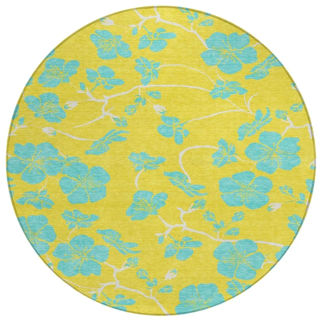 LOOMLAN Rugs Inoa Gold Washable Indoor-Outdoor Rug
