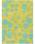 LOOMLAN Rugs Inoa Gold Washable Indoor-Outdoor Rug