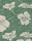 Inoa Green Washable Indoor - Outdoor Rug - LOOMLAN - LOOMLAN Rugs - Outdoor Rugs