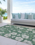 Inoa Green Washable Indoor - Outdoor Rug - LOOMLAN - LOOMLAN Rugs - Outdoor Rugs