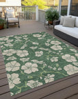 Inoa Green Washable Indoor - Outdoor Rug - LOOMLAN - LOOMLAN Rugs - Outdoor Rugs
