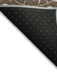 LOOMLAN Rugs Irene Brown Washable Indoor-Outdoor Rug