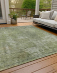 LOOMLAN Rugs Isadorae Aloe Washable Indoor-Outdoor Rug