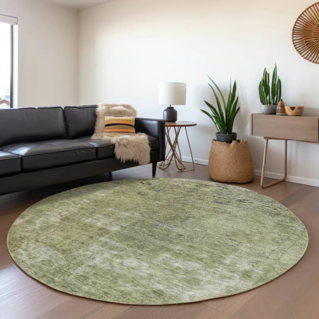 LOOMLAN Rugs Isadorae Aloe Washable Indoor-Outdoor Rug