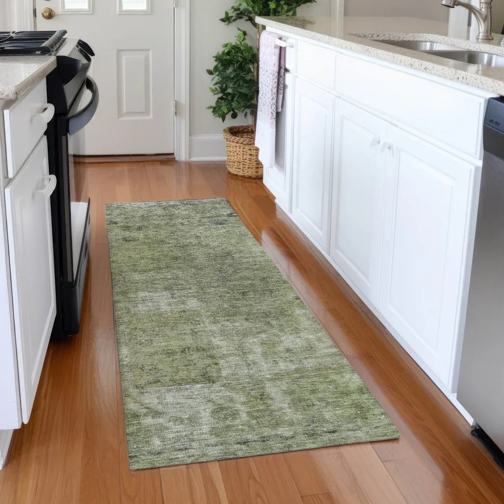 LOOMLAN Rugs Isadorae Aloe Washable Indoor-Outdoor Rug