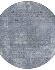 LOOMLAN Rugs Isadorae Blue Washable Indoor-Outdoor Rug