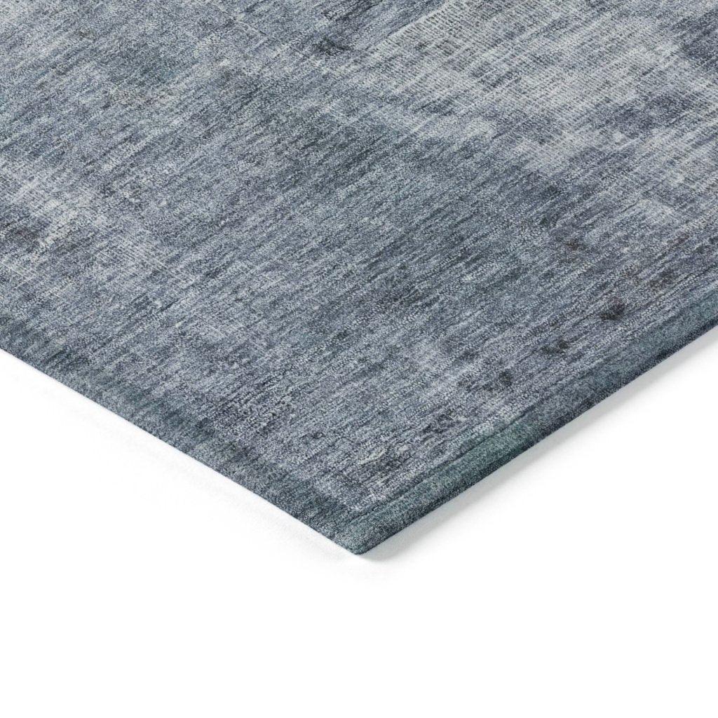 LOOMLAN Rugs Isadorae Blue Washable Indoor-Outdoor Rug