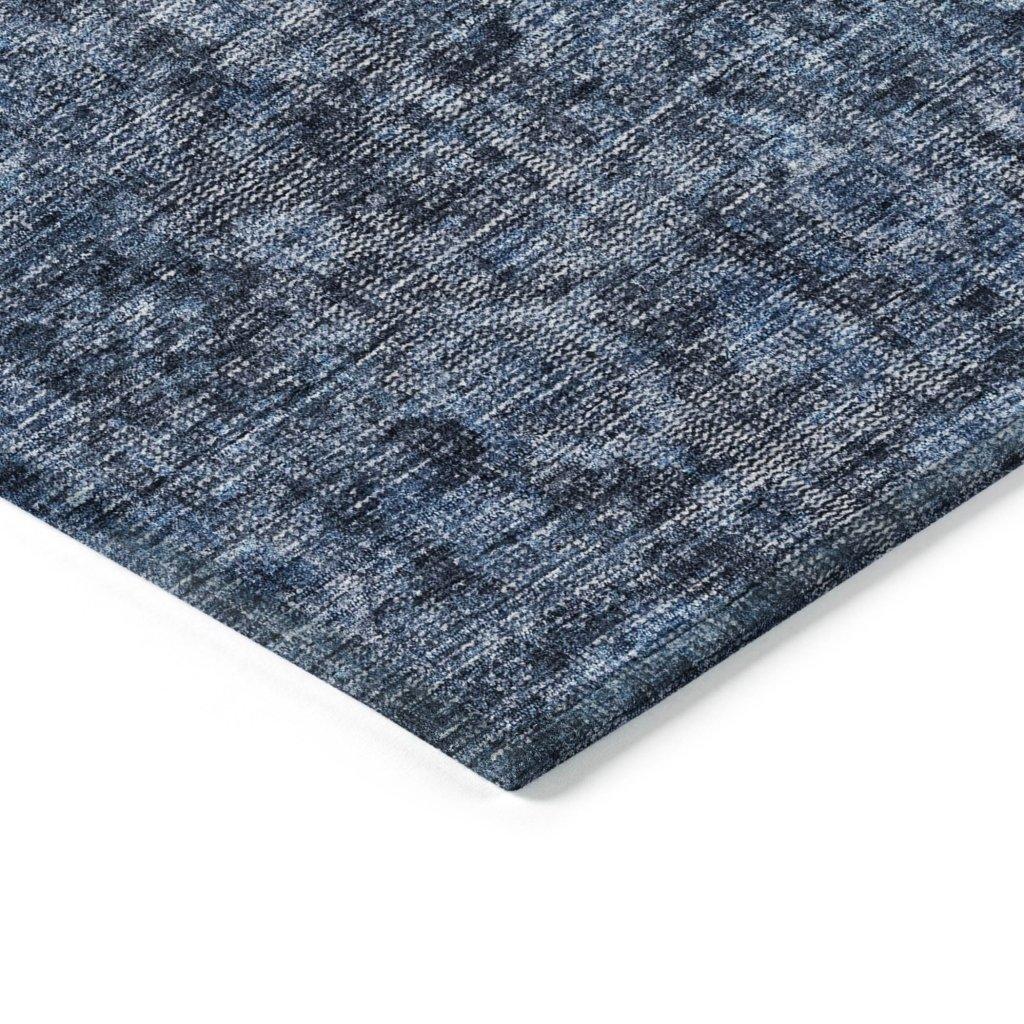 LOOMLAN Rugs Jane Blue Washable Indoor-Outdoor Rug