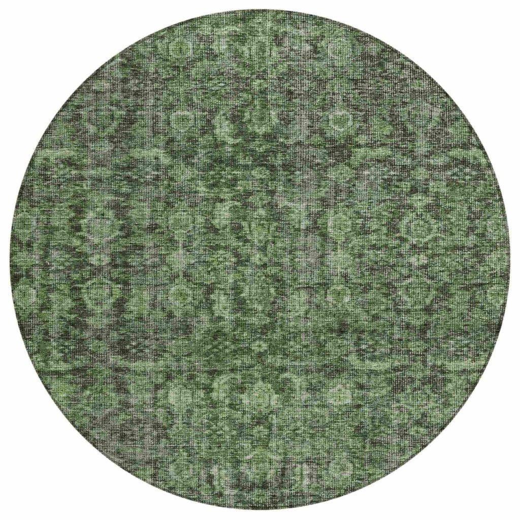 LOOMLAN Rugs Jane Green Washable Indoor-Outdoor Rug