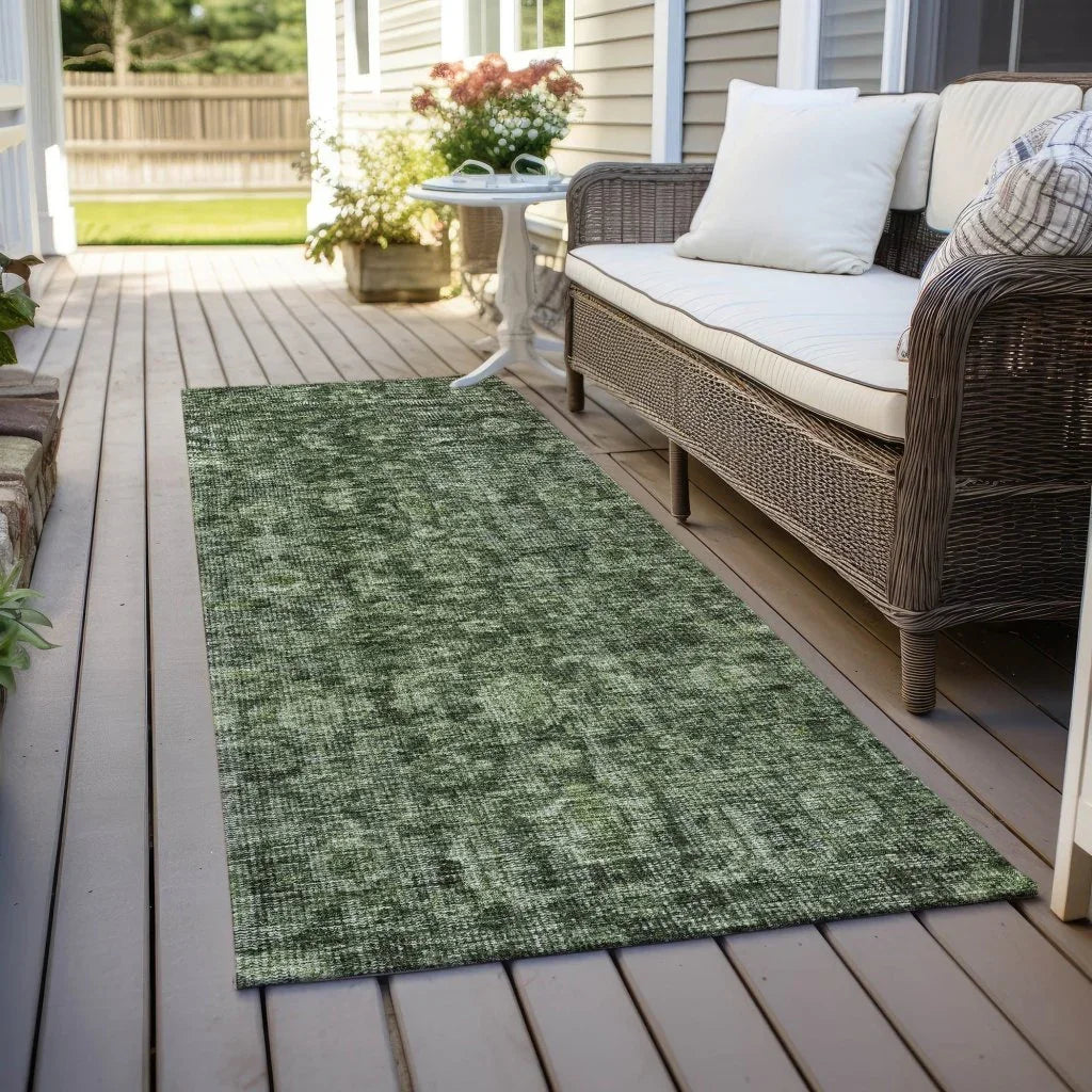 LOOMLAN Rugs Jane Green Washable Indoor-Outdoor Rug