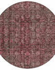LOOMLAN Rugs Jane Pink Washable Indoor-Outdoor Rug