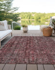 LOOMLAN Rugs Jane Pink Washable Indoor-Outdoor Rug