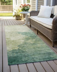 LOOMLAN Rugs Julian Green Washable Indoor-Outdoor Rug