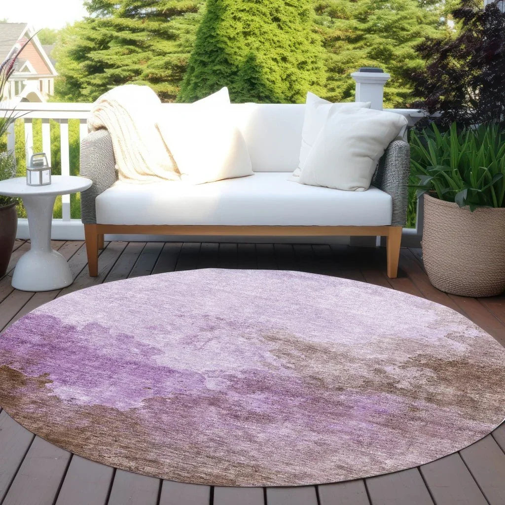 LOOMLAN Rugs Julian Lavender Washable Indoor-Outdoor Rug