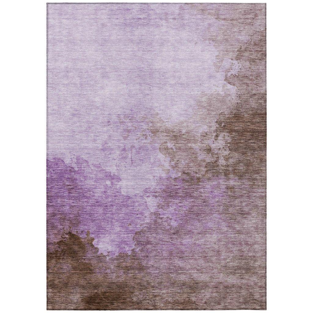 LOOMLAN Rugs Julian Lavender Washable Indoor-Outdoor Rug