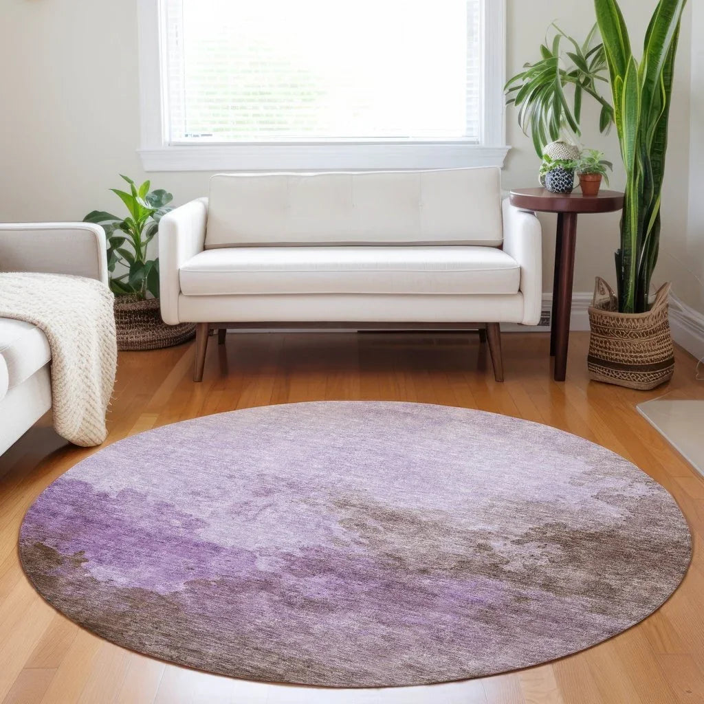 LOOMLAN Rugs Julian Lavender Washable Indoor-Outdoor Rug
