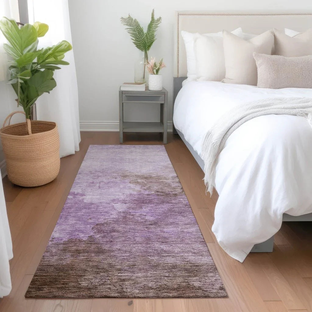 LOOMLAN Rugs Julian Lavender Washable Indoor-Outdoor Rug