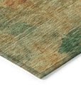 LOOMLAN Rugs Julian Orange Washable Indoor-Outdoor Rug