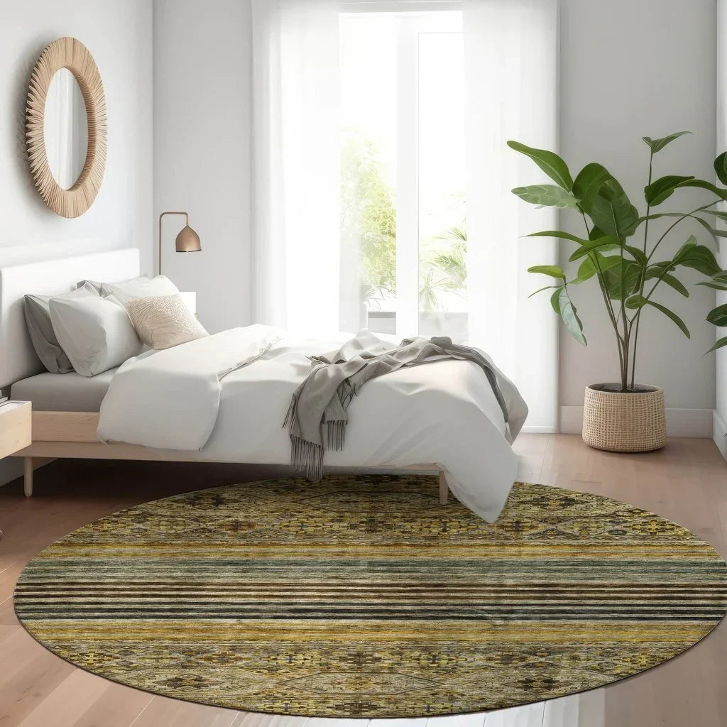 LOOMLAN Rugs Julissara Gray Washable Indoor-Outdoor Rug