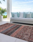 LOOMLAN Rugs Julissara Orange Washable Indoor-Outdoor Rug