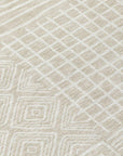 LOOMLAN Rugs Junia Beige Washable Indoor-Outdoor Rug