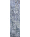 LOOMLAN Rugs Kairi Blue Washable Indoor-Outdoor Rug
