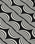 LOOMLAN Rugs Kairova Black Washable Indoor-Outdoor Rug