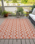 LOOMLAN Rugs Kairova Coral Washable Indoor-Outdoor Rug