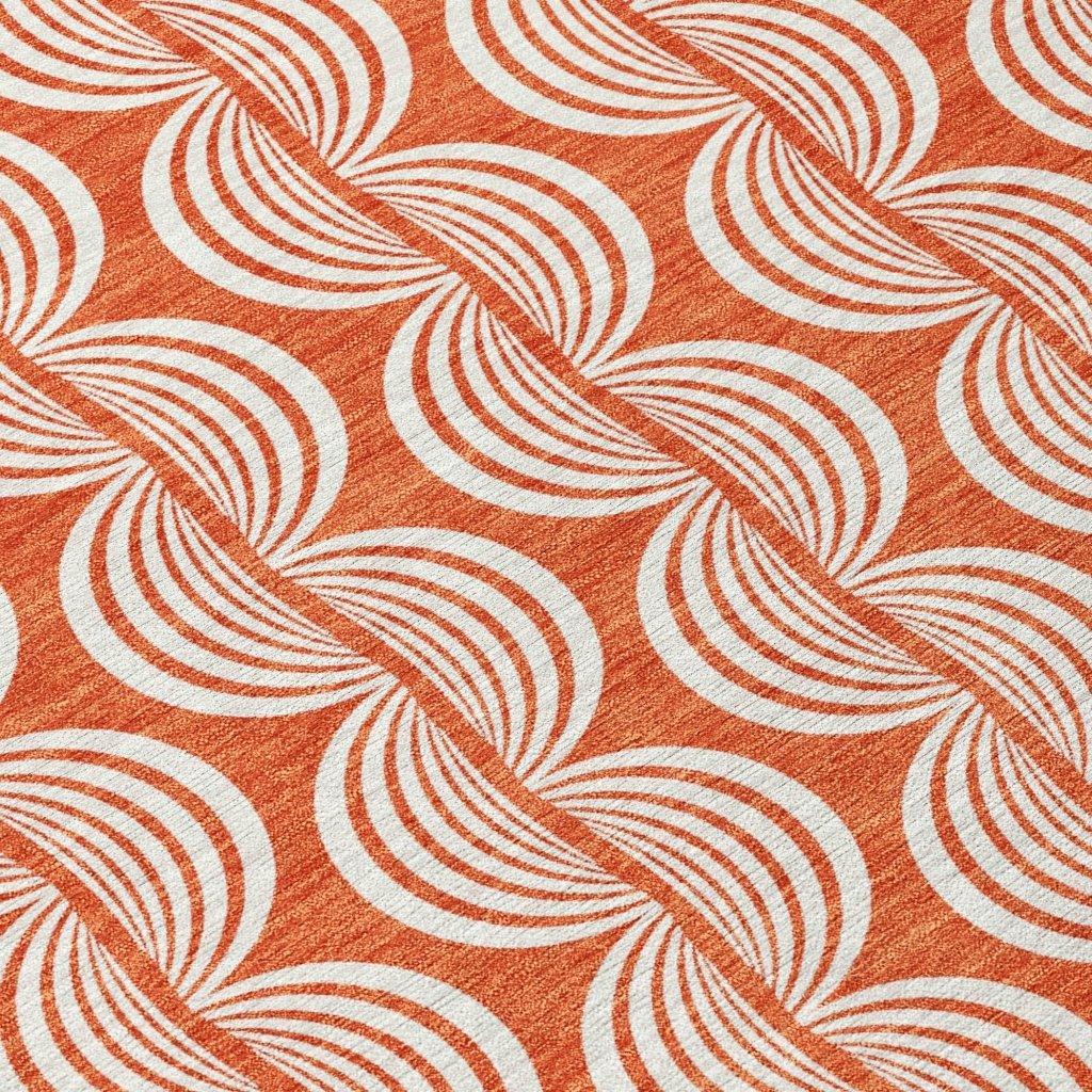 LOOMLAN Rugs Kairova Coral Washable Indoor-Outdoor Rug