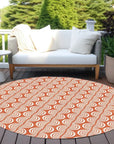 LOOMLAN Rugs Kairova Coral Washable Indoor-Outdoor Rug