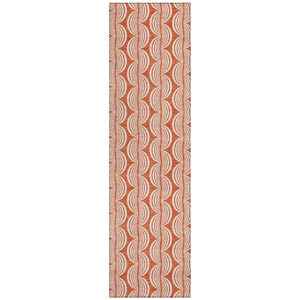 LOOMLAN Rugs Kairova Coral Washable Indoor-Outdoor Rug