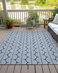 LOOMLAN Rugs Kairova Denim Washable Indoor-Outdoor Rug