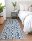 LOOMLAN Rugs Kairova Denim Washable Indoor-Outdoor Rug