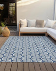 LOOMLAN Rugs Kairova Denim Washable Indoor-Outdoor Rug