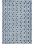 LOOMLAN Rugs Kairova Denim Washable Indoor-Outdoor Rug