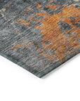 LOOMLAN Rugs Karima Brown Washable Indoor-Outdoor Rug