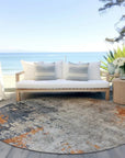LOOMLAN Rugs Karima Brown Washable Indoor-Outdoor Rug